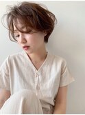 似合わせカット/モカブラウン/ナチュラルショート
