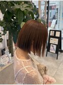 切りっぱなしボブ