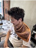 MEN'S HAIR/束間ショート/コンマヘア/ツーブロックマッシュ