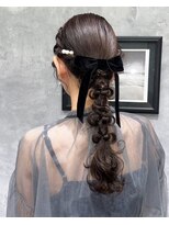 モアナ バイ ヘッドライト 新越谷店(Moana by HEADLIGHT) Moana【新越谷】#ヘアセット#パーティーヘア#結婚式ヘア#二次会