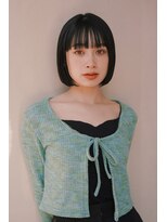 レジュアル(RESSUAL)&nbsp;まとまる　黒髪　切りっぱなしボブ　艶トリートメント