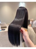 矢野口の巻ける縮毛矯正×艶カラー【美髪矯正ストレート】