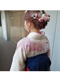 袴着付けヘアセット