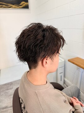 ゆるーく波打ちパーマ