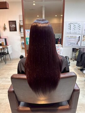 ロング＆髪質改善カラー