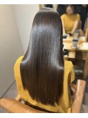 【髪質整形】【絹髪】超高濃度水素ケアストレート＋シルクTR