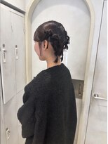 グラッド(glad) 編み込みタイトシニヨン