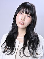 レム らら・パーク天童店(REM) 暗髪×緩ウェーブロング