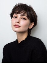 レリーノーブル 西宮北口(RelyNoble)&nbsp;トップふんわり×ハイライトショートで若見え[西宮北口]