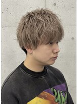 アジールヘア 東上野店(agir hair) グレージュ/メンズ/マッシュ/ブリーチ/ダブルカラー/上野/上野駅