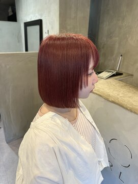 オルロバイイザ(ORLO by IZA) ★ブリーチピンクカラー艶髪髪質改善顔周りレイヤー