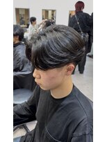 エクシア 渋谷店(EXCIA)&nbsp;曲がる縮毛矯正 毛流れセンターパート