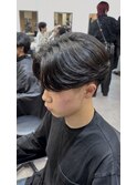 曲がる縮毛矯正 毛流れセンターパート