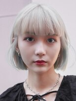 プネル(punel)&nbsp;原宿　ホワイトブロンド　ホワイトベージュ　ケアブリーチ