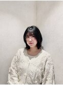 結んでも可愛いレイヤーボブ