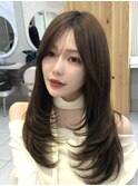 20代30代40代◎韓国式小顔レイヤースタイル