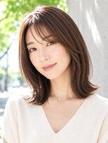 ロティー 天神(loty)&nbsp;ミディアム レイヤー 小顔 ひし形シルエット 髪質改善 40代50代