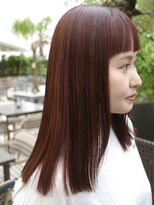 ピークアブー アヴェダ アトレ恵比寿(PEEK-A-BOO AVEDA)&nbsp;□ローライト／アンブレラカラー／オレンジ／オン眉
