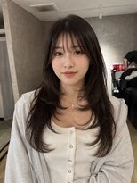 エトワ 中央店(etoi)&nbsp;大分韓国かき上げレイヤーカット大人レイヤー顔まわりレイヤー