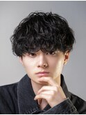 センターパートメンズパーマシャドウパーマフェザーパーマ