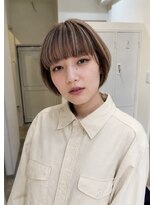 キッカ(kicca) フェイスフレーミング×ラベンダーグレージュショート