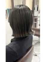 ルノア(Lunoa)&nbsp;切りっぱなしボブ×ネイビー