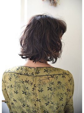 ユノ(juno) ナチュラルかわいいフラッフィーパーマ☆ハイライト