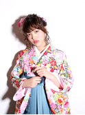 【高田馬場/aoba】卒業式 袴 着付け ヘアセット