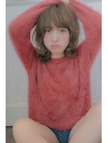 サングース(Sungoose)&nbsp;<Sungoose>小顔カット外ハネボブアッシュブラウン