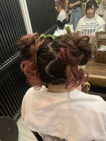 シム テンジン(hair & beaty SIM tenjin) ライブヘアセット♪