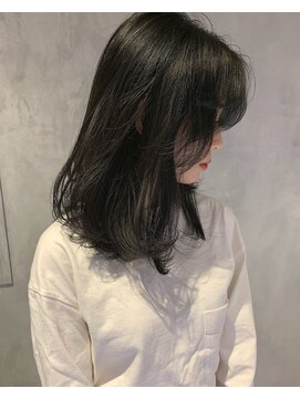 キチ(kichi.) [kichi.] ダークグレージュ×シースルーレイヤー