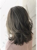 くすみカラー＊無造作＊アッシュグレージュ【ZinaCENTRAL】