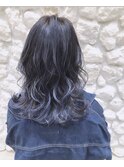 #グラデーションカラー#ネイビーブルー