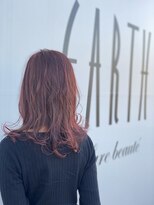 ヘアメイク アース ユーカリが丘店(HAIR & MAKE EARTH)&nbsp;大人かわいいピンクブラウン
