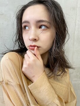 ソルトウォーター(SALT WATER) 外人風シアーグレージュ