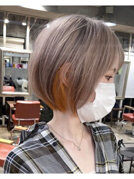 サロンドミルク 溝の口店(salon de MiLK) インナーの入ってる大人可愛いショート