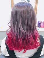 ラビス クローバー(Lovis clover) ラベンダーアッシュ 大人かわいい ボブ カーキグレージュ