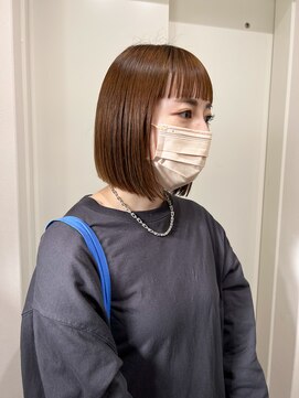 デイジードゥ(Daisy duex) ボブ　暖色系カラー　　テラコッタ