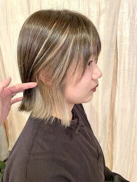 ヘアー メイク コラム コウ hair make column Coo インナーカラー