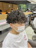 プードルパーマ メンズパーマ 島田優斗