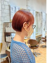 ベンチ(bench)&nbsp;ぷつっとボブ《ミニボブ》紅葉色カラー/似合わせカット