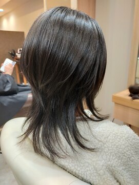 ヘアサロンアンドヘアメイクディー(hair salon hair make D) 仙台D 小学生カット×ウルフレイヤー×ロングレイヤーマッシュ