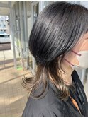 マッシュウルフ/ロングウルフ/ロングレイヤー/インナーカラー