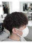 ツイストパーマ〔町田/メンズカット/眉毛/眉毛カット〕