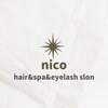 ヘアーアンドアイラッシュサロン ニコ(hair&eyelash salon nico)のお店ロゴ