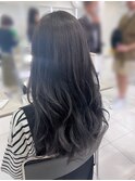 透明感グレーカラー