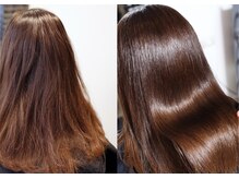 広がる髪を抑えたい!髪の内部から修復させたい!そんなあなたにおすすめ髪質改善ストレート!