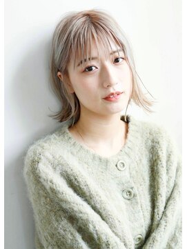 アムネシア たまプラーザ(AMNESIA) くびれボブ/大人かわいいヘア/グレージュ