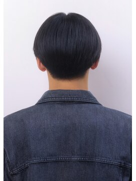 パウダー(powder) メンズカット 韓国 センターパート ツーブロック バーバー 眉毛