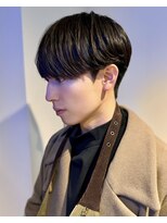 ネクストメンズ 表参道(NEXT men's)&nbsp;カルマパーマ/ベリーショート/ダークアッシュ/ニュアンスパーマ